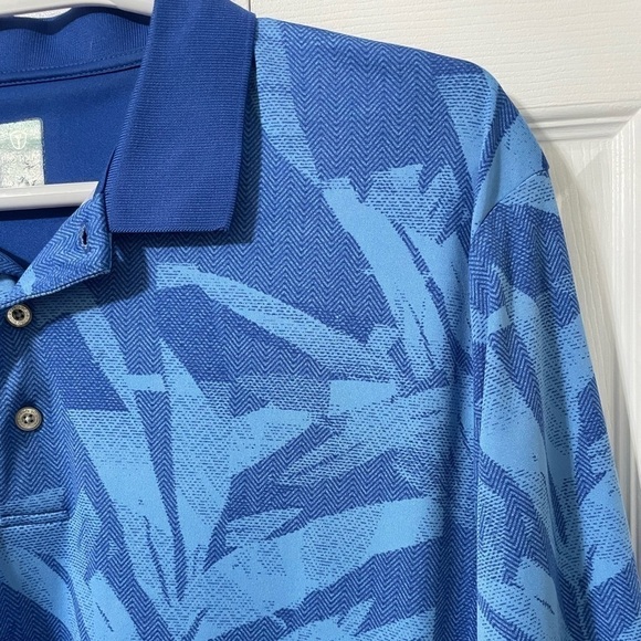 Pro Tour Mens Palm Blue Golf Polo Short Sleeve Shirt size XXL - Picture 5 of 10